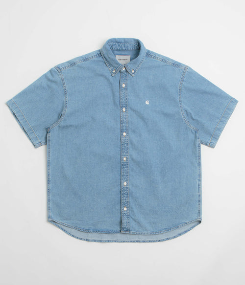 Carhartt Lucas Short Sleeve Shirt - Blue