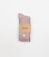 Carhartt Madison Socks (2 Pack) - Dahlia / White thumbnail