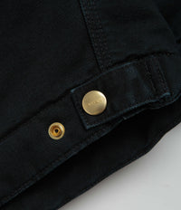 Carhartt OG Detroit Jacket - Black / Black Stone Canvas thumbnail