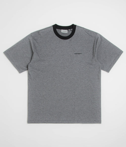Carhartt Pique T-Shirt - Black / White / Black