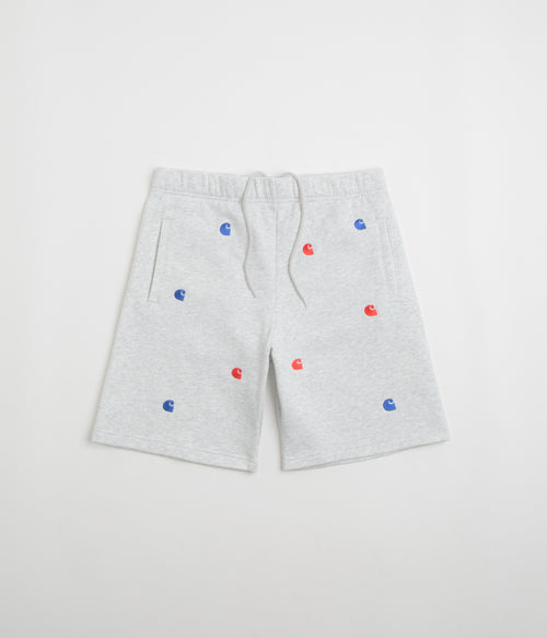 Carhartt Seek Sweat Shorts - Ash Heather