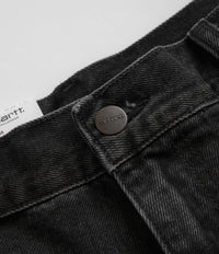 Carhartt Single Knee Shorts - Black Stone Washed thumbnail