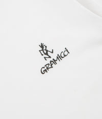 Gramicci One Point Logo T-Shirt in White thumbnail