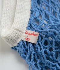 HAY Sobremesa Market Net Bag in Light Blue thumbnail