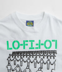 Lo-Fi Leader T-Shirt in White thumbnail