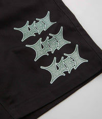 Lo-Fi Static Work Shorts in Black thumbnail
