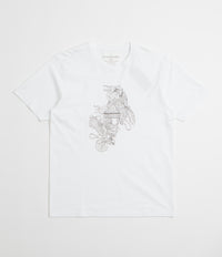 Maharishi Crow & Heron Miltype T-Shirt - White thumbnail