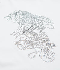 Maharishi Crow & Heron Miltype T-Shirt - White thumbnail