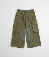 Maharishi M42 Hakama Cropped Track Pants in Olive thumbnail