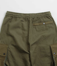 Maharishi M42 Hakama Cropped Track Pants in Olive thumbnail