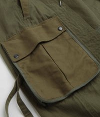 Maharishi M42 Hakama Cropped Track Pants in Olive thumbnail