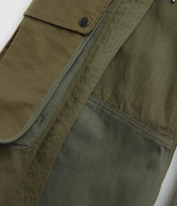 Maharishi M42 Hakama Cropped Track Pants in Olive thumbnail