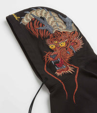 Maharishi Tiger Dragon Hoodie in Black thumbnail