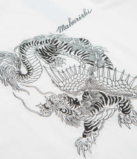 Maharishi Tiger Dragon T-Shirt in White thumbnail