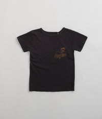 Mollusk Kids Dude Yes T-Shirt in Black Indigo thumbnail