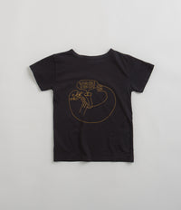 Mollusk Kids Dude Yes T-Shirt in Black Indigo thumbnail