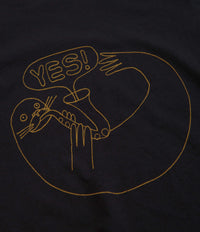 Mollusk Kids Dude Yes T-Shirt - Black Indigo thumbnail