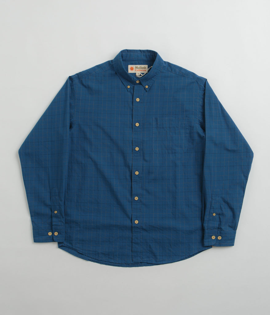 限定SALE人気MOLLUSK Thurston Shirt (Blue Oxford）L サーフィン・ボディボード