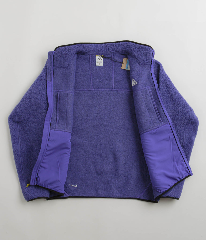 Nike ACG Arctic Wolf Full Zip Fleece - Persian Violet / Black