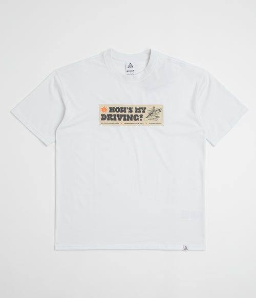 Nike ACG Canoe Sticker T-Shirt - Summit White