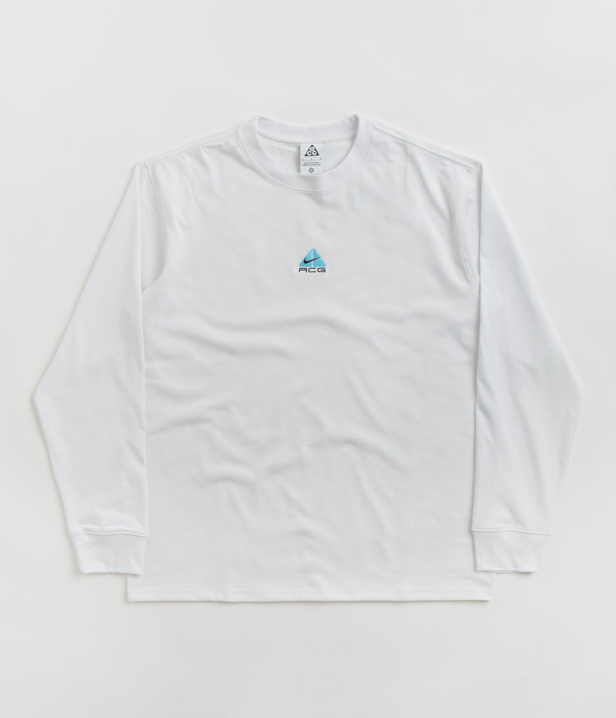 【Nike】 正規品★ ACG LBR T-Shirt White Nike ACG Lungs Long Sleeve T-Shirt - Summit White / Black