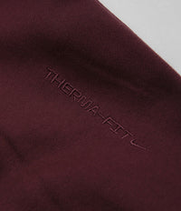 Nike ACG Therma-FIT Fleece Hoodie in Burgundy Crush and Summit White thumbnail