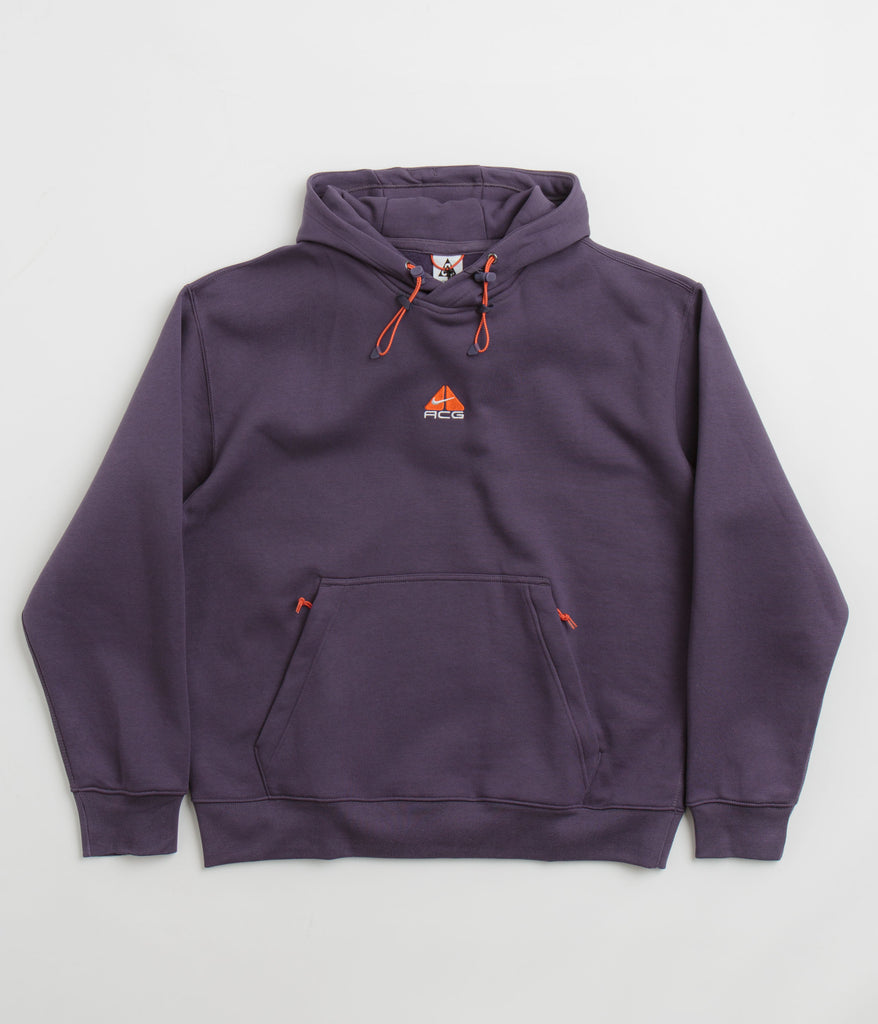 Nike ACG Therma FIT Fleece Hoodie Dark Raisin Summit White Always in Colour