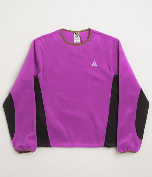 Nike ACG Wolf Tree Crewneck Sweatshirt - Vivid Purple / Black / Summit White