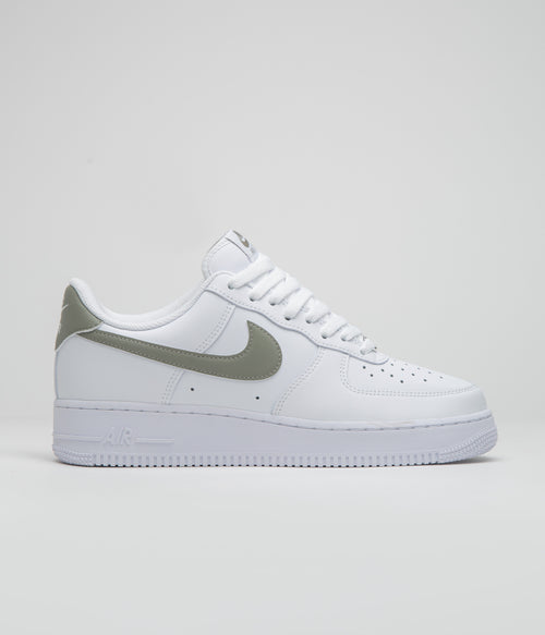 Nike Air Force 1 '07 Shoes - White / Light Army