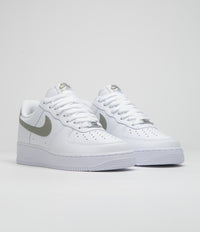 Nike Air Force 1 '07 Shoes - White / Light Army thumbnail
