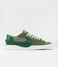 Nike Blazer Low 77 Jumbo Shoes - Oil Green / Gorge Green - Treeline - Sail thumbnail