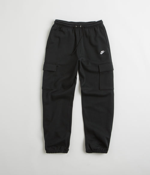 Nike Club Cargo Pants - Black / Black / White