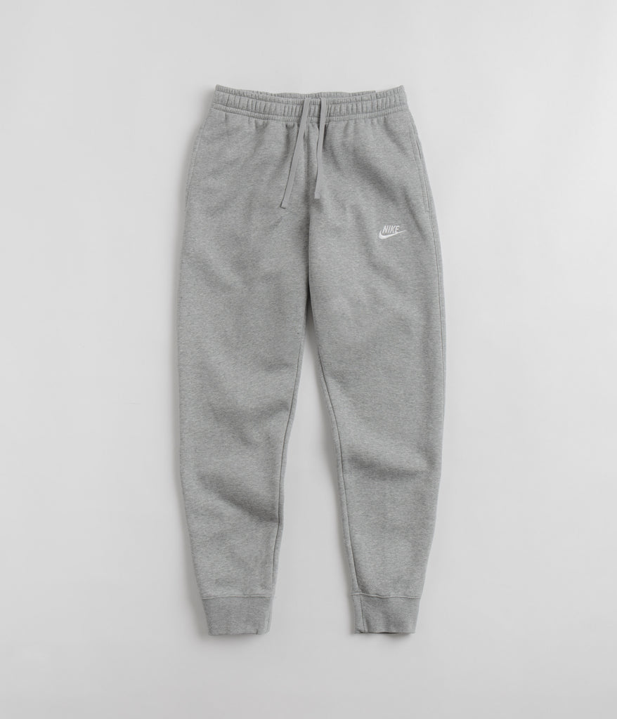 Nike Club Fleece Joggers Dark Grey Heather Matte Silver White Always in Colour