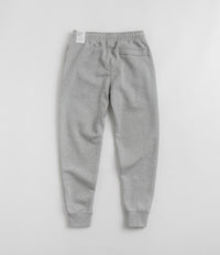 Nike Club Fleece Joggers in Dark Grey Heather and Matte Silver / White thumbnail