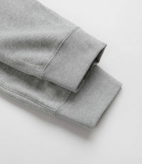 Nike Club Fleece Joggers in Dark Grey Heather and Matte Silver / White thumbnail