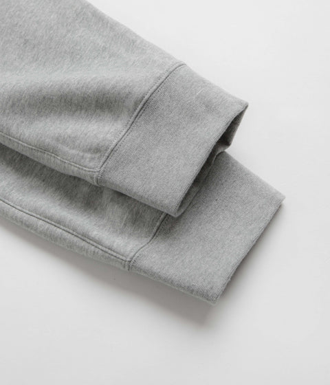 Nike Club Fleece Joggers in Dark Grey Heather and Matte Silver / White