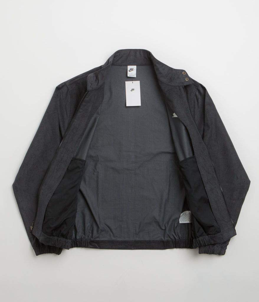 Nike Club Harrington Corduroy Jacket Black White