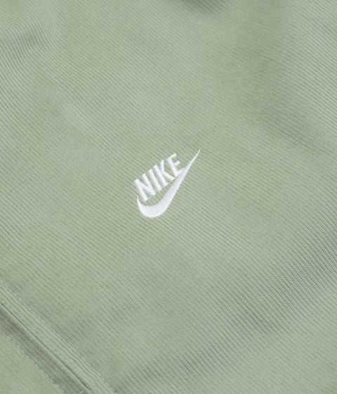 Nike Club Harrington Corduroy Jacket in Jade Horizon and White