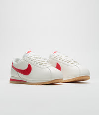 Nike Cortez Shoes in Sail and University Red and Gum Yellow thumbnail