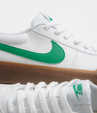 Nike Court Shot Shoes in White and Malachite and Gum Med Brown thumbnail