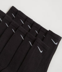 Nike Everyday Plus Cushioned Socks (6 Pack) - Black / White thumbnail