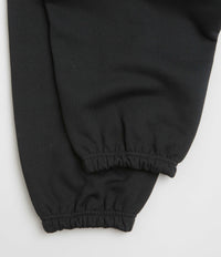 Nike Solo Swoosh Cuffed Sweatpants - Black / Black / White thumbnail