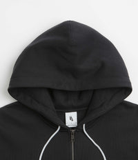 Nike Solo Swoosh Full Zip Hoodie - Black / White thumbnail