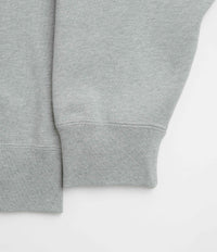 Nike Solo Swoosh Full Zip Hoodie - Dark Grey Heather / White thumbnail