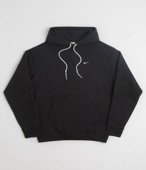 Nike Solo Swoosh Hoodie - Black / White