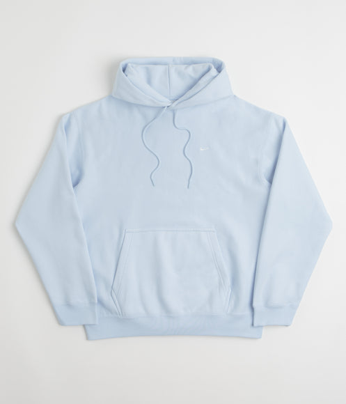 Nike Solo Swoosh Hoodie - Celestine Blue / Celestine Blue / White