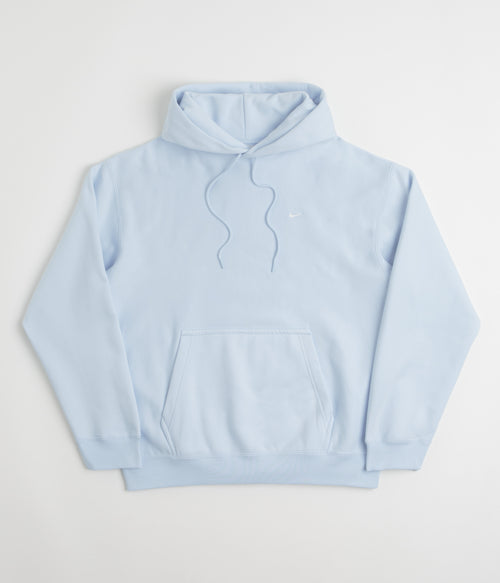 Nike Solo Swoosh Hoodie - Celestine Blue / Celestine Blue / White