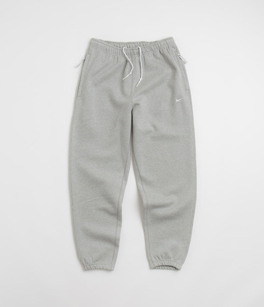 Nike Solo Swoosh Sweatpants Dark Grey Heather White Always