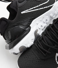 Nike React Vision Shoes in Black and White and Black thumbnail
