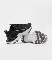 Nike React Vision Shoes in Black and White and Black thumbnail